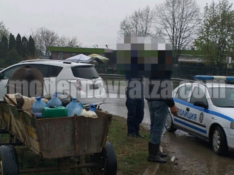 КОНФИСКУВАХА КОН И КАРУЦА ВЪВ ВРАЦА