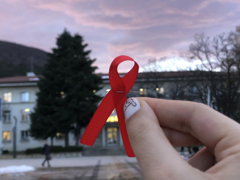 СГРАДАТА НА ОБЩИНА ВРАЦА БЕ ОСВЕТЕНА В ЧЕРВЕН ЦВЯТ – снимка 3